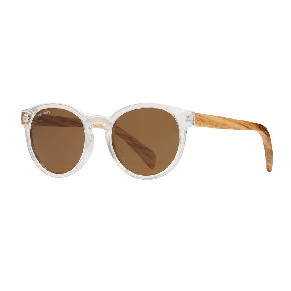 Andiz - Crystal Clear / Zebra Wood / Brown Polarized