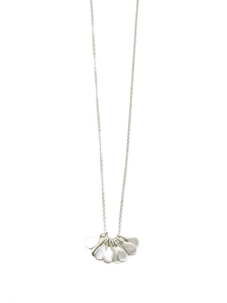 Dangles Multiple Drops Necklace in Silver or Vermeil