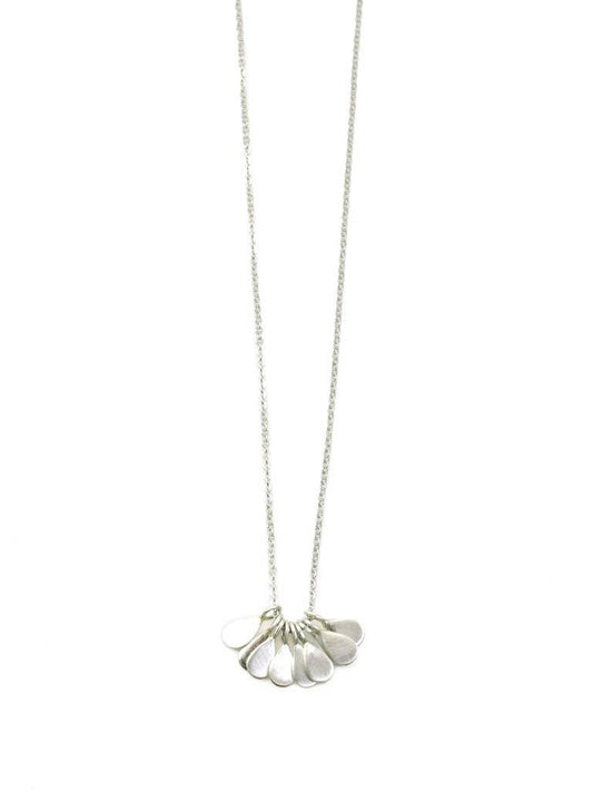 Dangles Multiple Drops Necklace in Silver or Vermeil