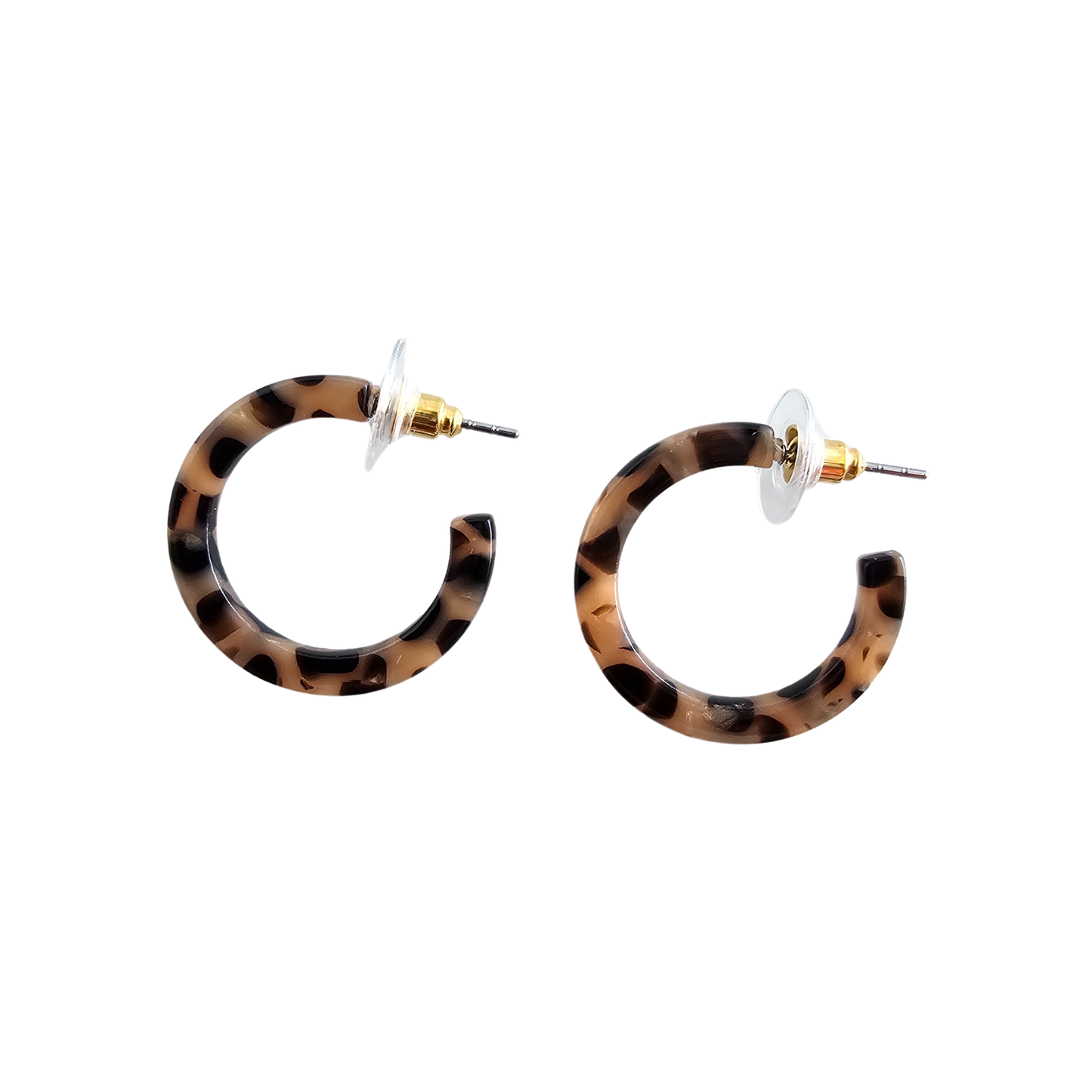 Cam Mini Hoops - Cheetah // Jewelry, Earrings, Fall