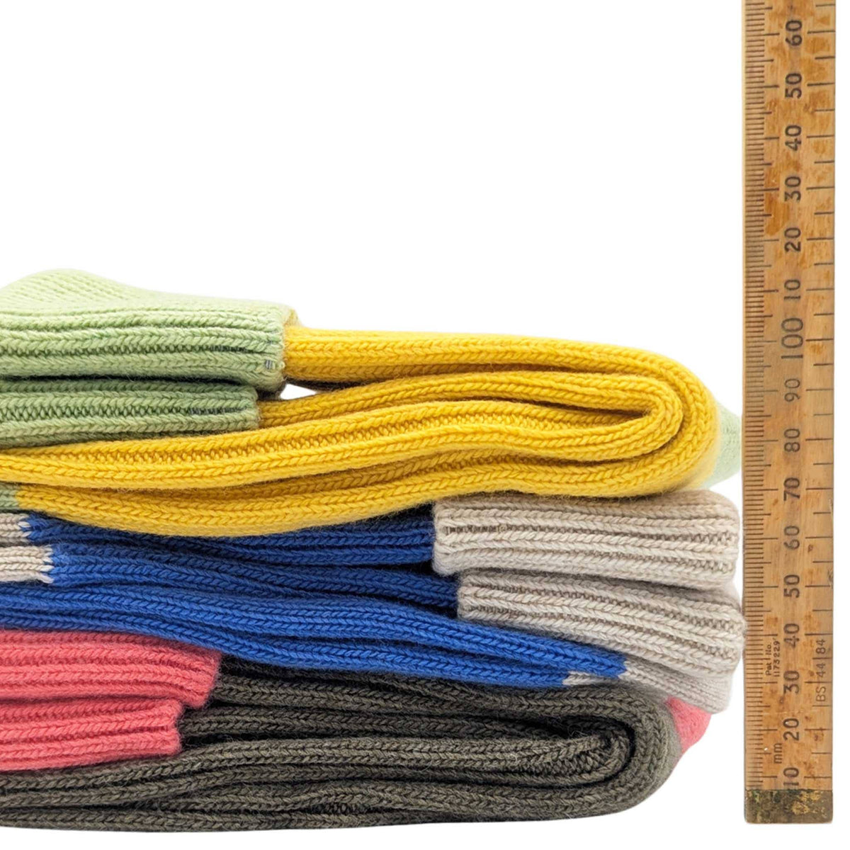 Cashmere Blend Ribbed Slouch Socks - 2026 Collection