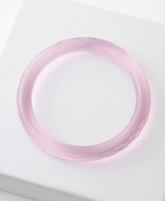 Glass Bangle, Pink