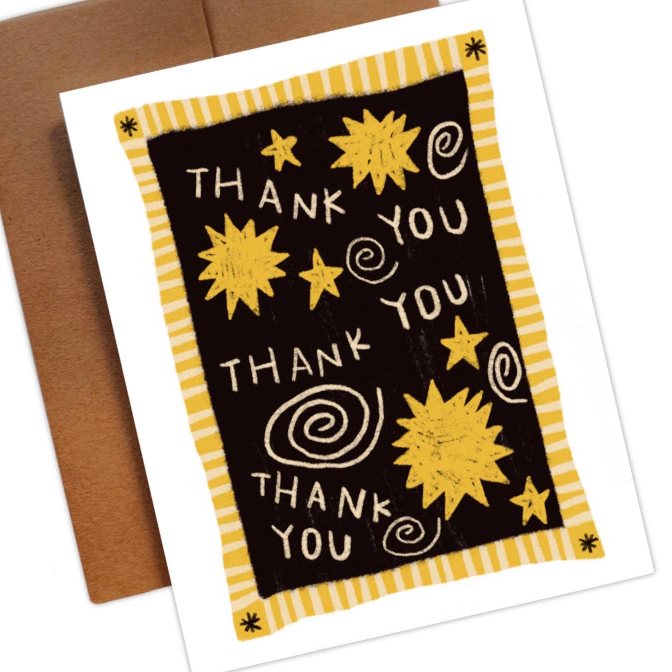 STAR THANK YOU Greeting Card