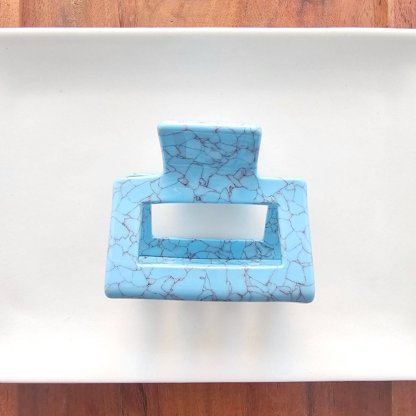 Carly Hair Claw - Turquoise