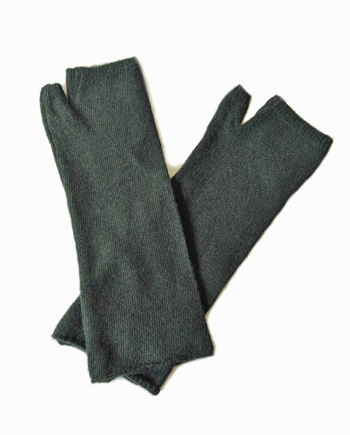 Merino Wool Fingerless Mittens, Knitted Hand Warmers
