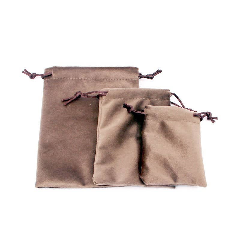 50 pcs Silky Velvet Pouch 2.75" x 3.5" Super Soft Gift Bag