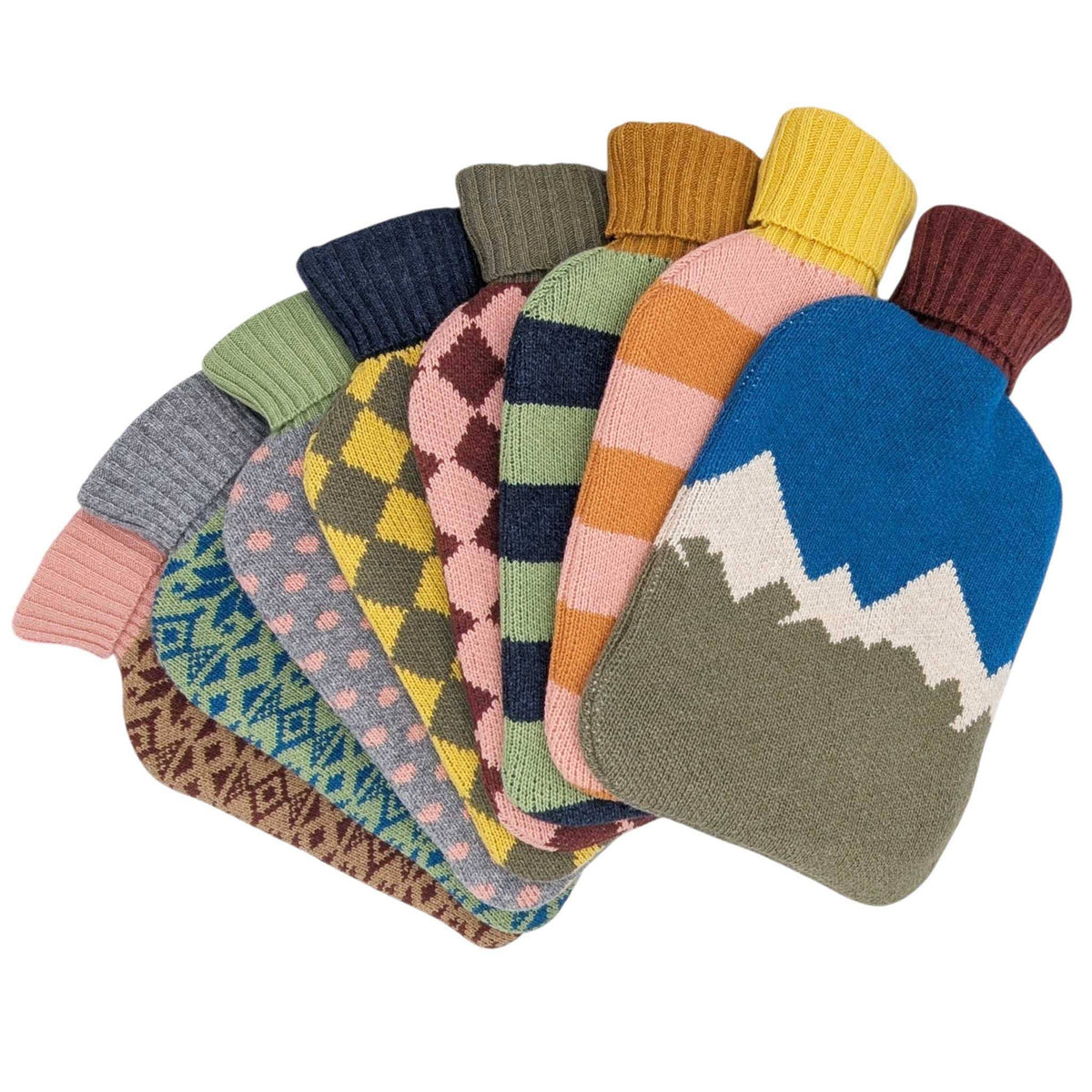 Lambswool Hot Water Bottle Covers & Bottles