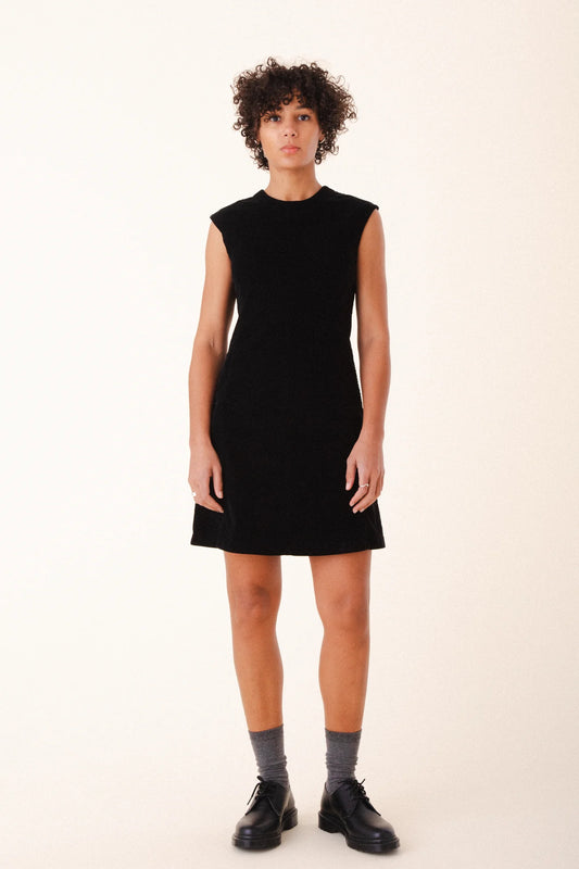 Feel Form Corduroy Dress | Black