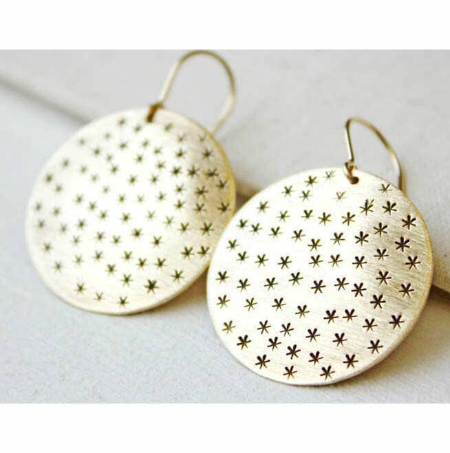 Gold Star Earrings