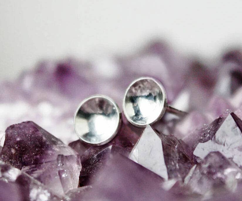 Sterling Silver Post Earrings #HSP