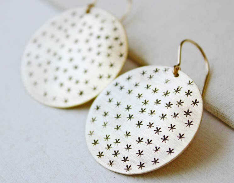 Gold Star Earrings