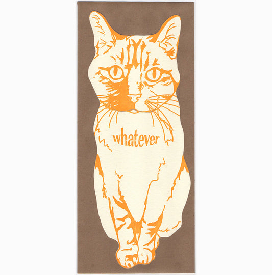 Whatever cat gift card