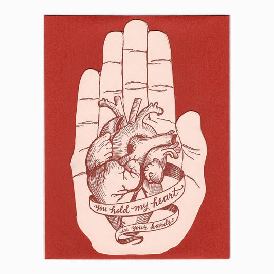Heart in your hand card