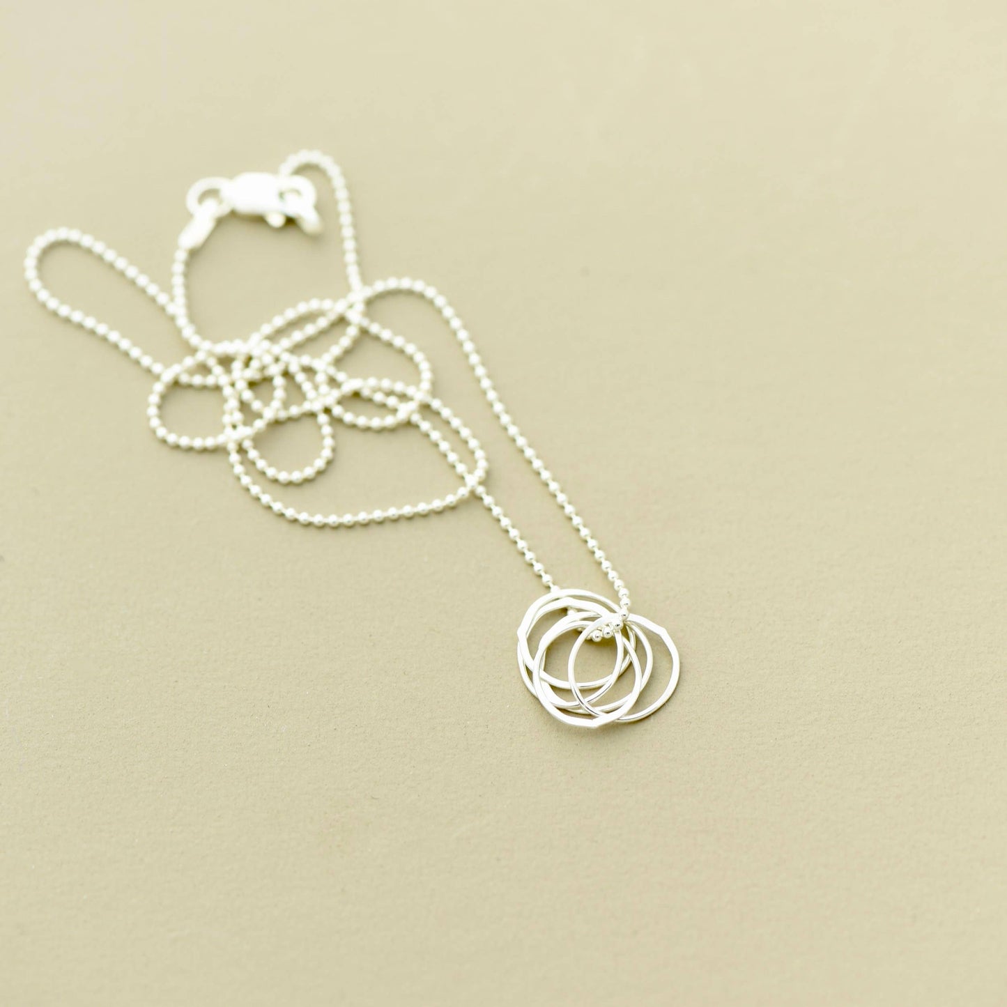 Spiraling Circle Necklace