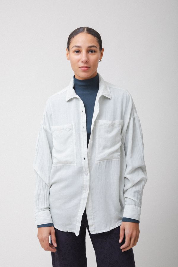 Prairie Underground Whispering Silk Shirt | Oyster