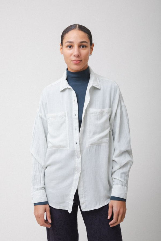 Prairie Underground Whispering Silk Shirt | Oyster