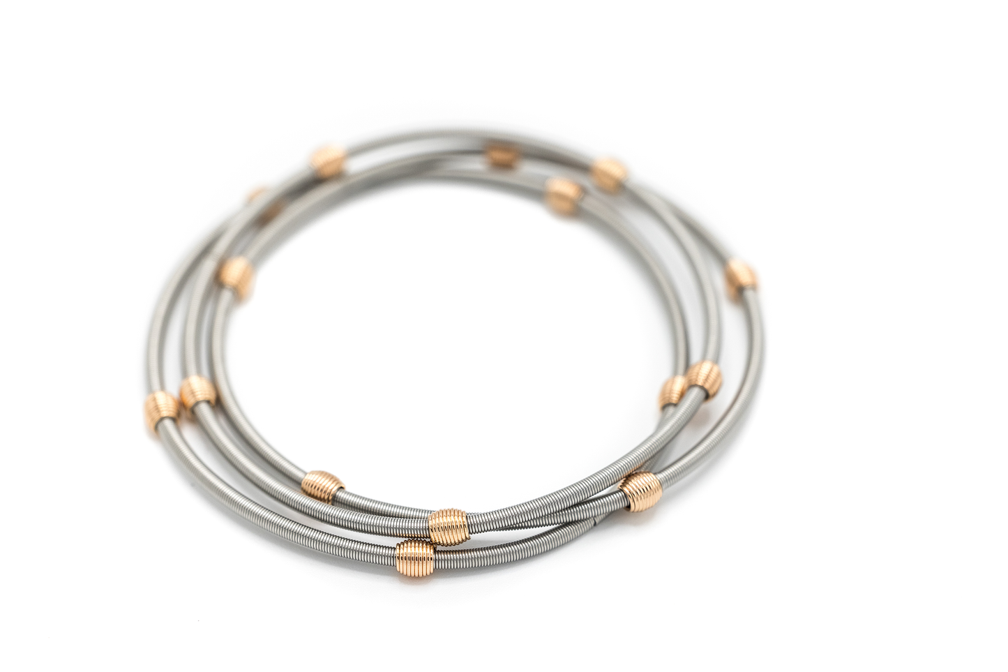 Stainless Steel  Beaded Dia® Bracelets