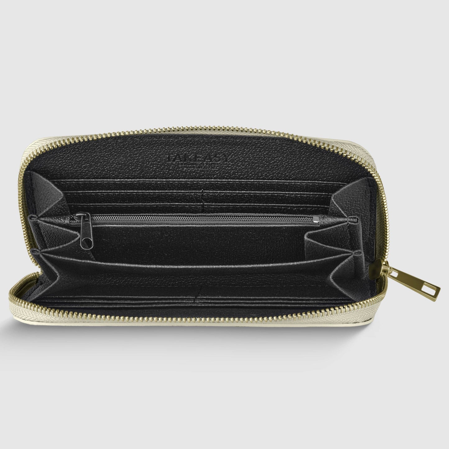 Italian Genuine Metallic Calf Leather Wallet 651088
