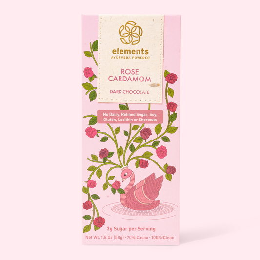 Rose Cardamom 70% Dark Chocolate