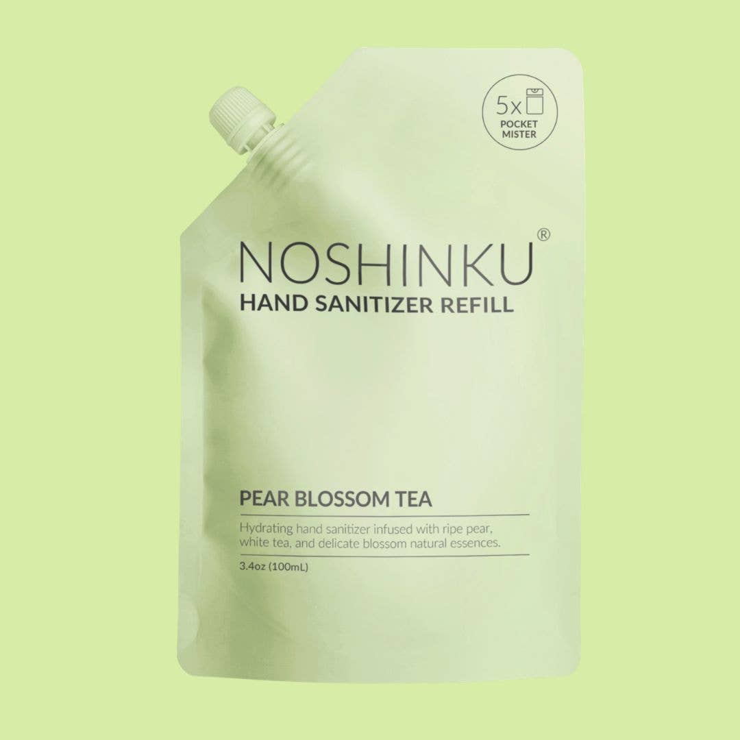 Pear Blossom Tea Hydrating Hand Sanitizer Spray Refill Pouch