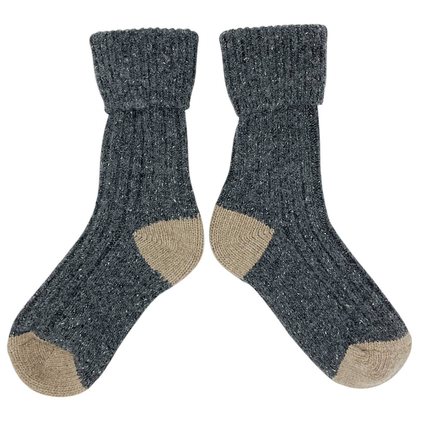 Unisex Recycled Silk Blend Ribbed Socks 2025