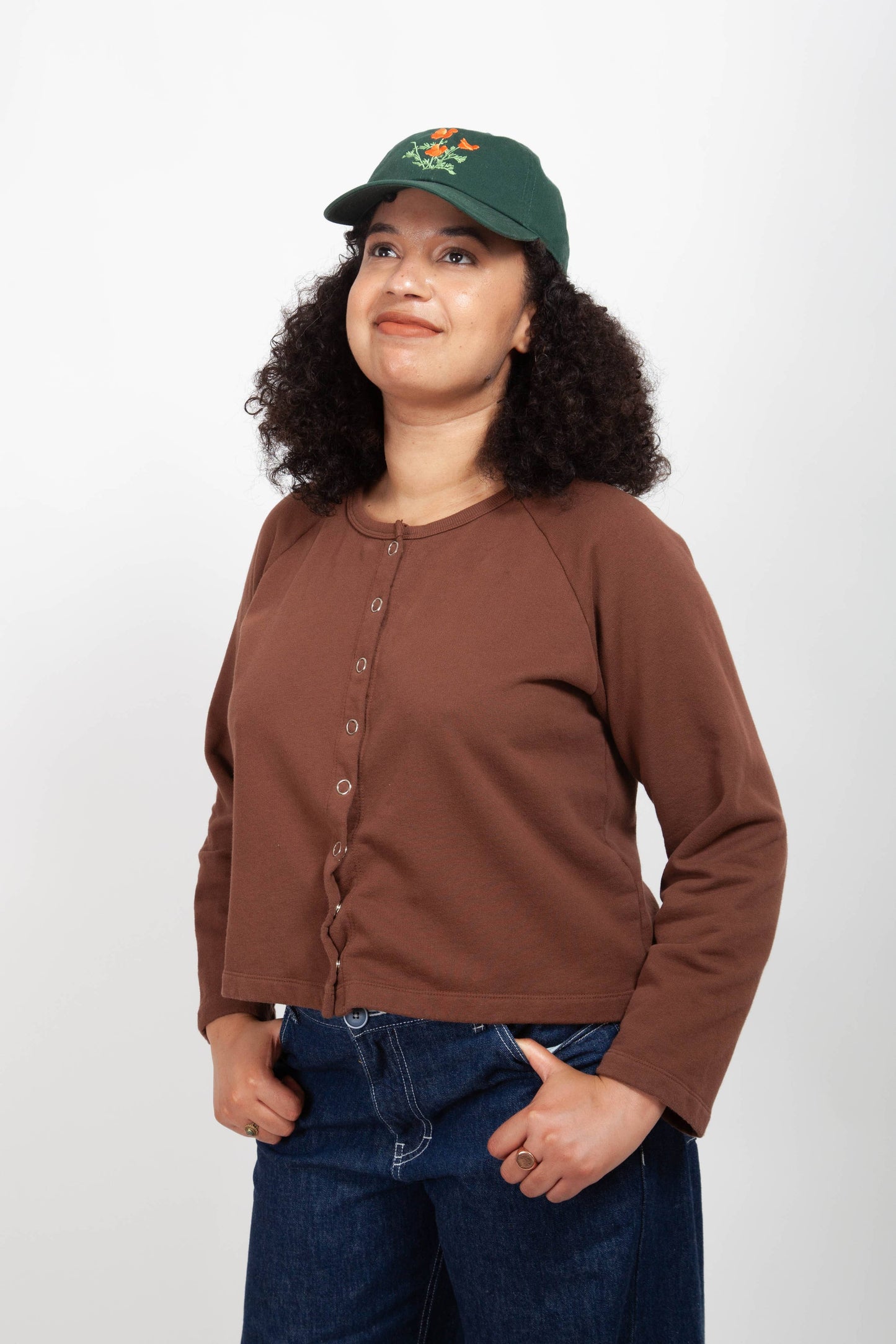 Poppy Cap - Dark Green