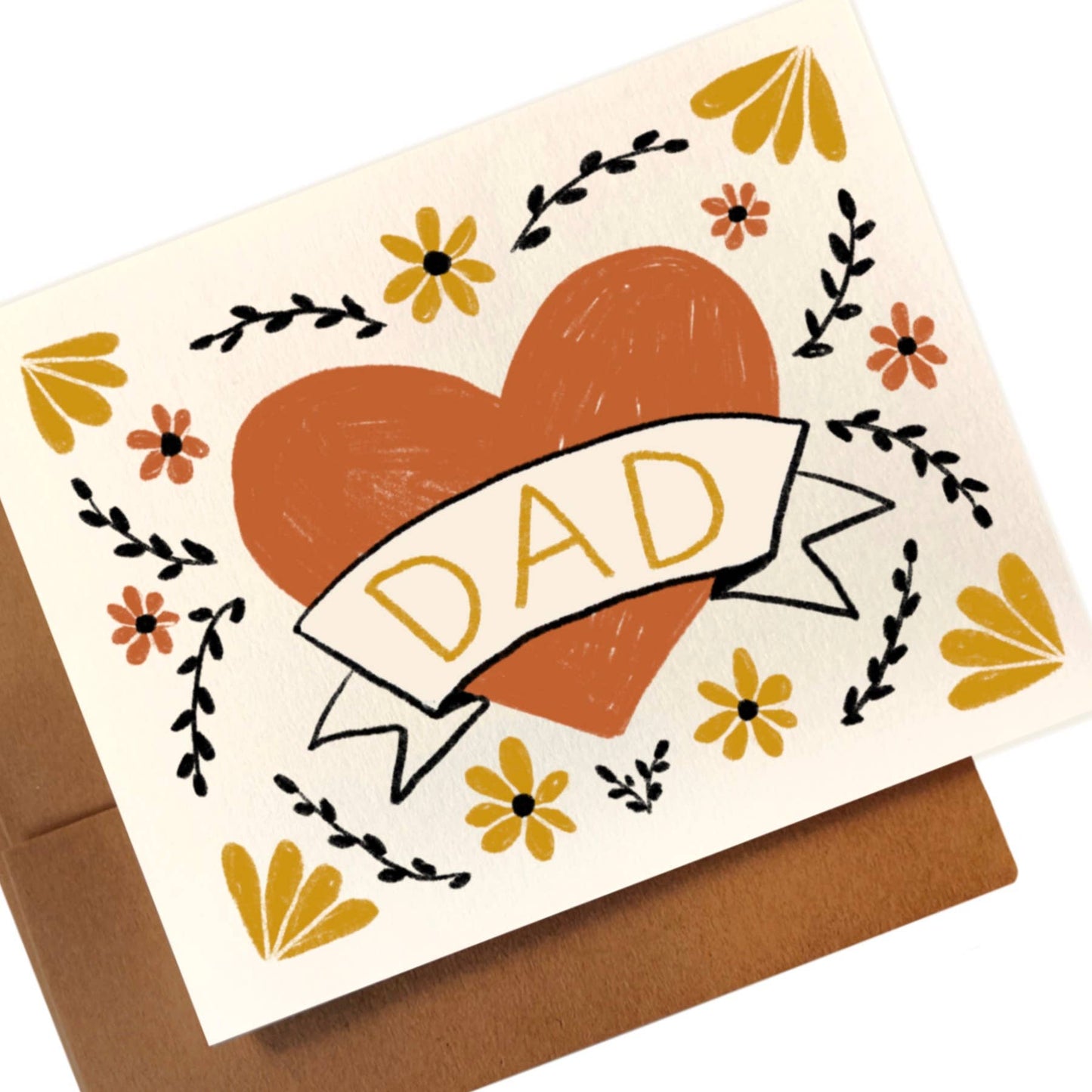 DAD ~ CLASSIC HEART Card