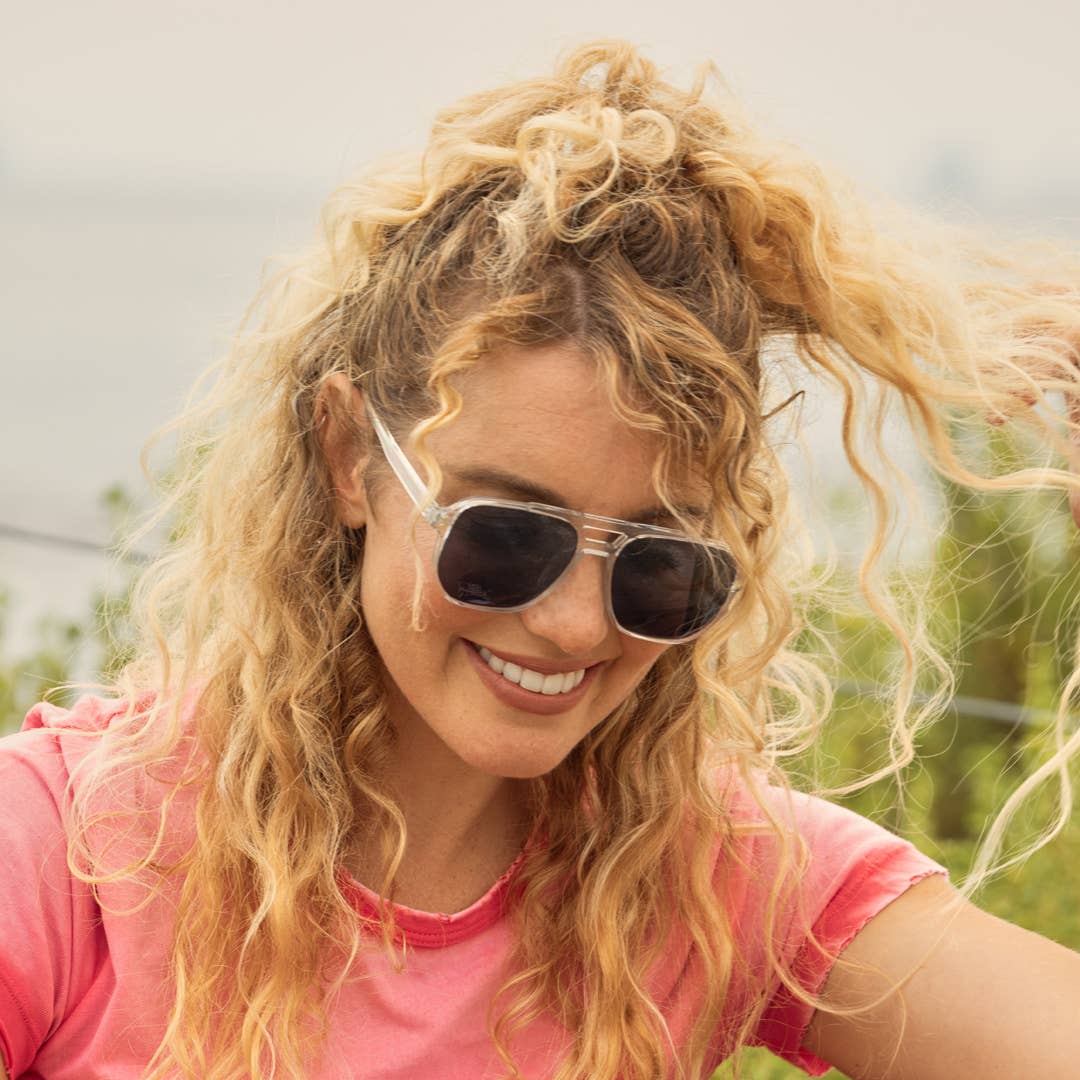 BP19926 - Pedro - Crystal Clear / Smoke Polarized Lens
