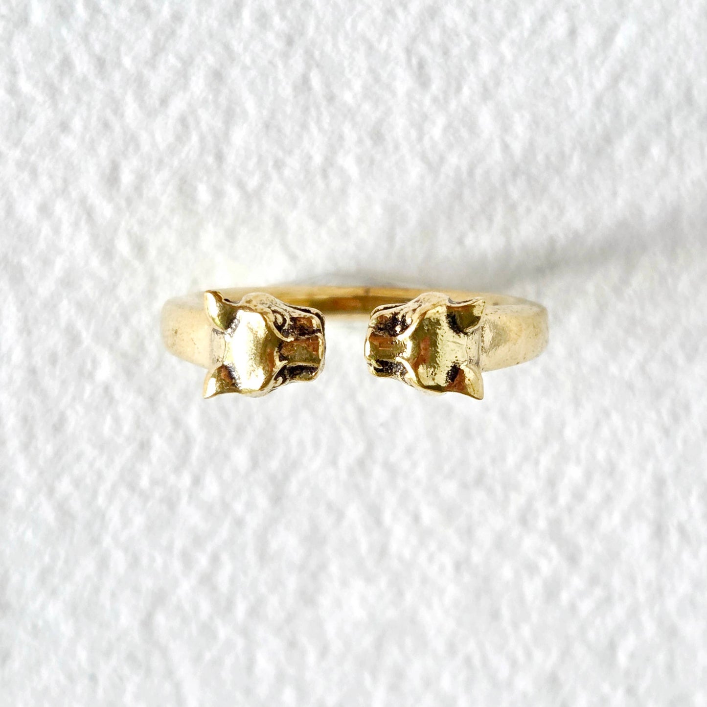 Brass Tiger Ring Adjustable