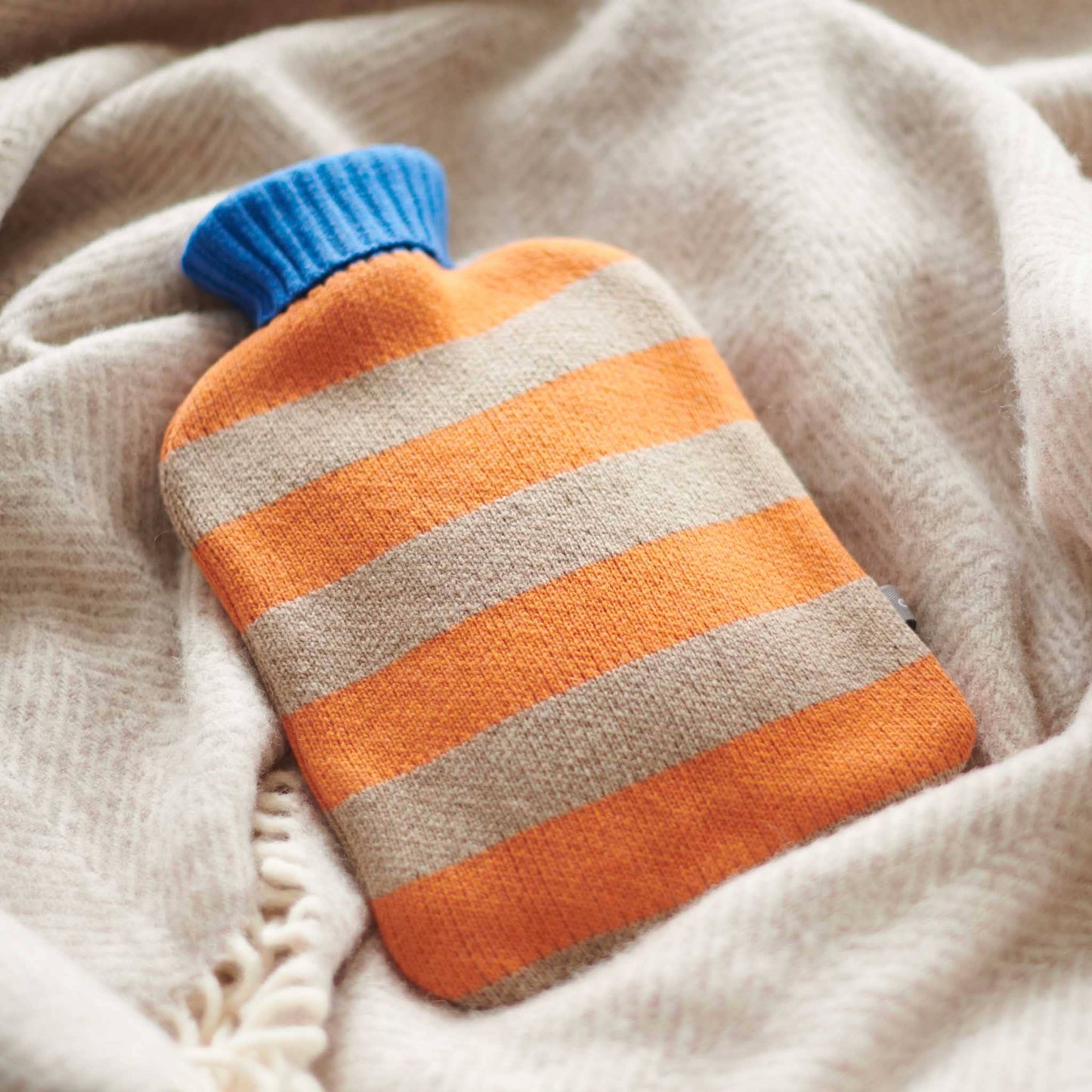 Hot Water Bottle w/ Merino Lambswool Cover