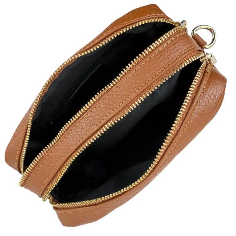 Grain Leather Shoulder Bag