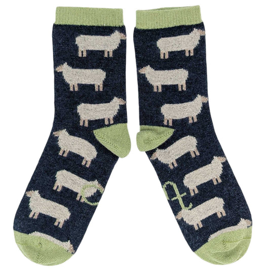 Lambswool Crew Socks