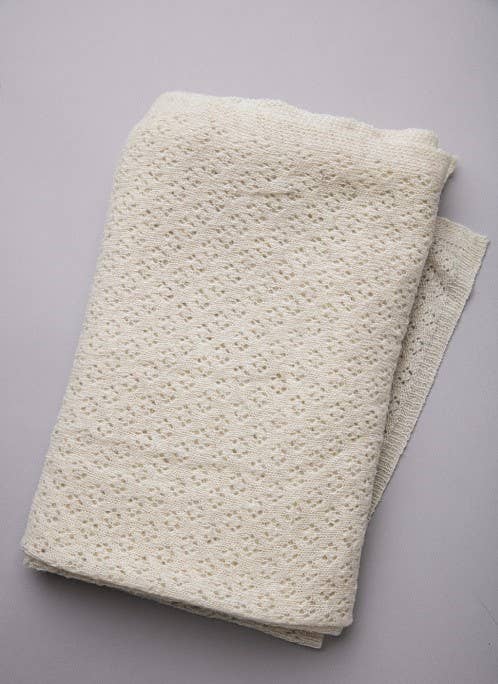 White Wool Shawl