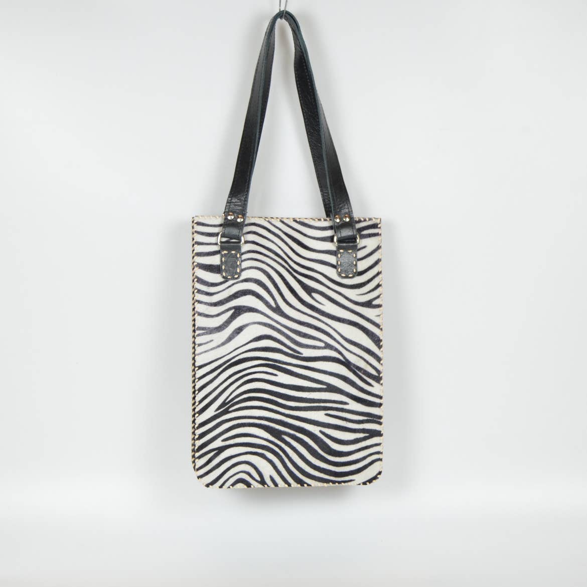 Katrina Small Tote -Printed Hairon Leather