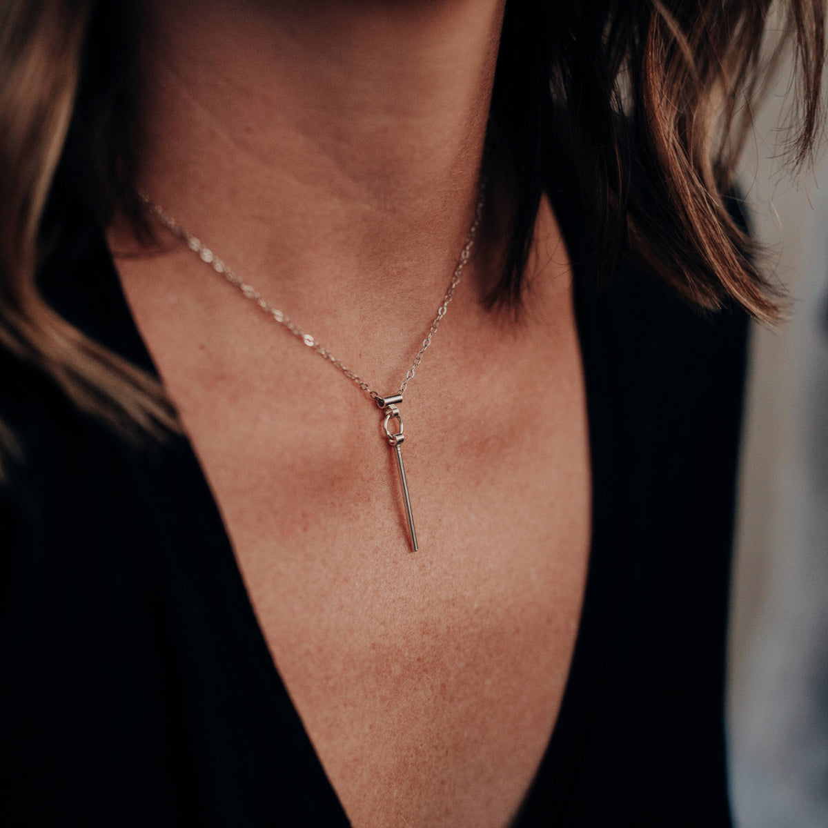Annulet Drop Necklace