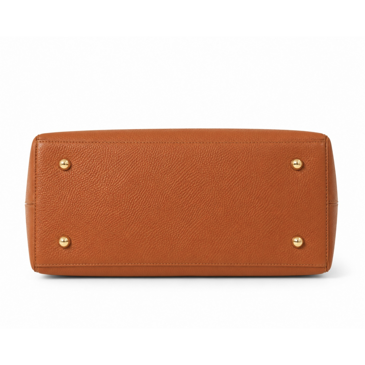 Nora Camel Dollaro Leather Handbag – Made in Italy