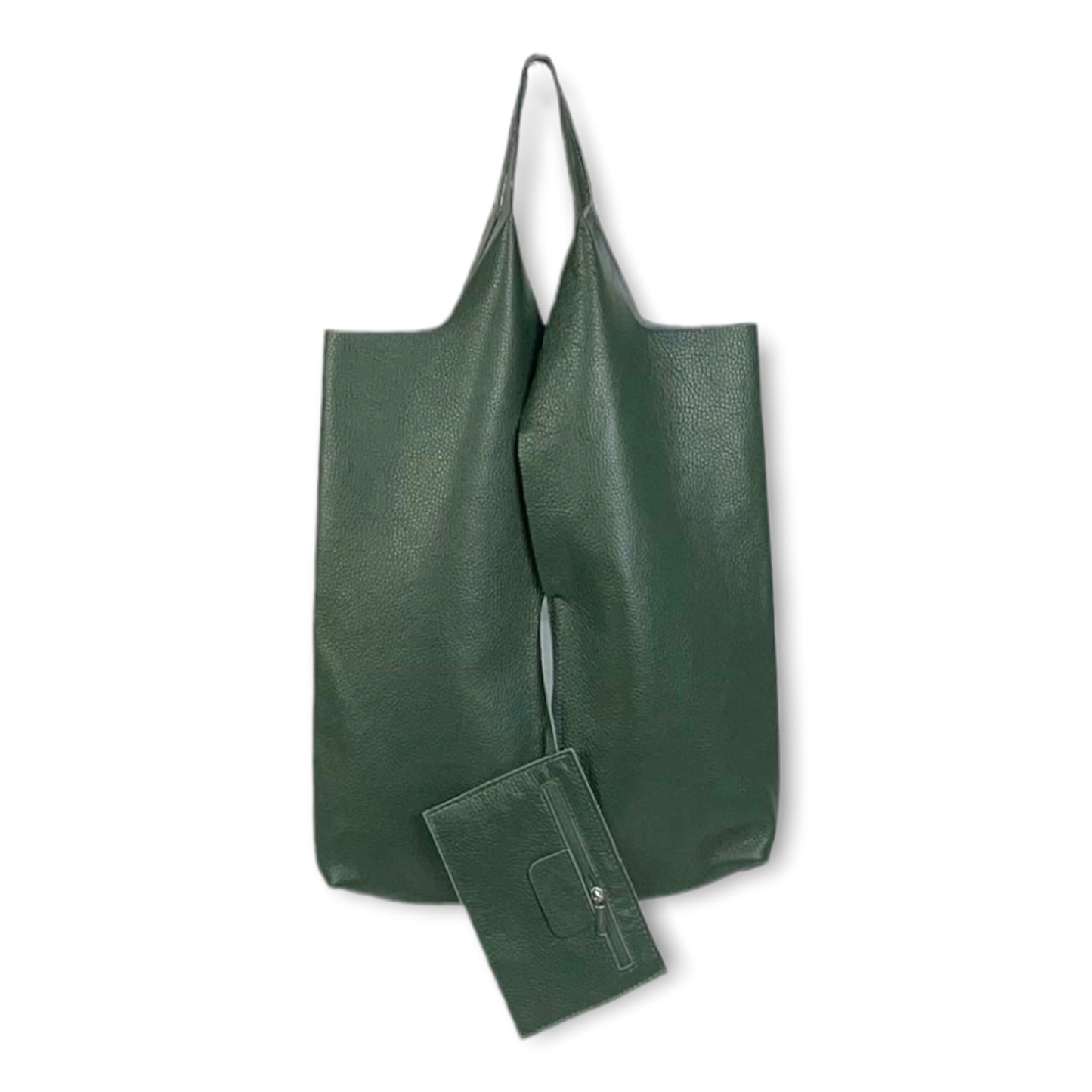 Leather University Shopper Bag with Extra Coin Pocket