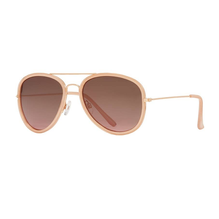 Asher -  Beige/Gold / Gradient Brown Polarized