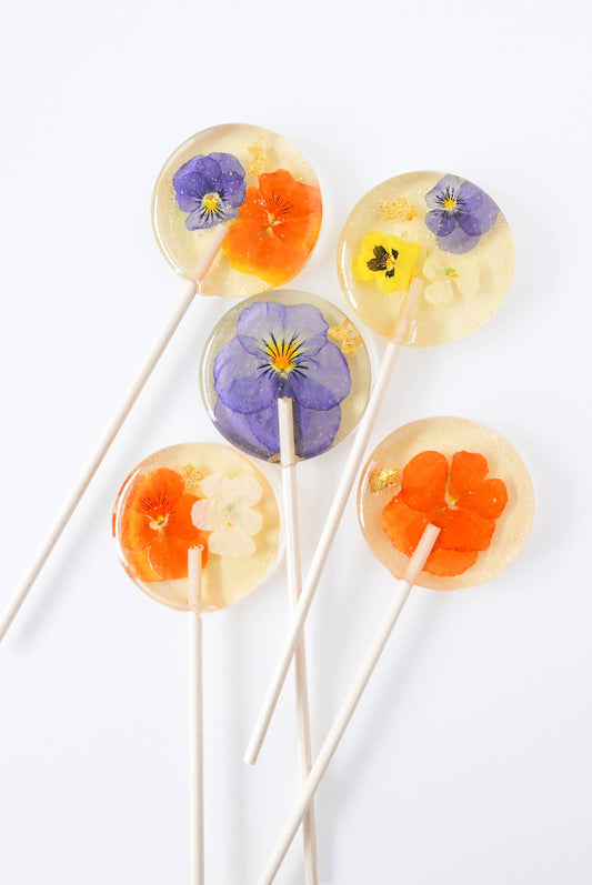 Elderflower Champagne  Lollipop 5 pc Gift-set  | Vegan Candy