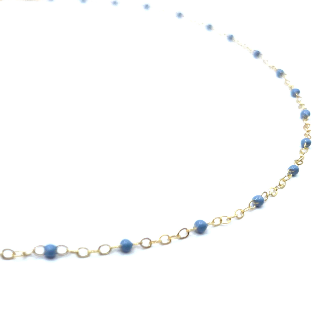 The Dotsy Necklace - 14k Gold-Filled & Epoxy - Waterproof!