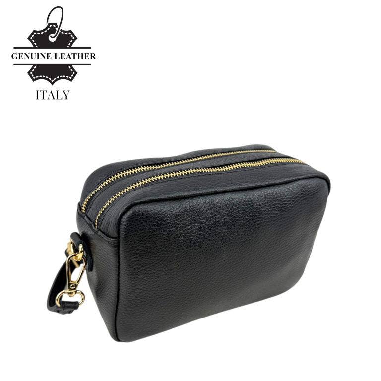 Grain Leather Shoulder Bag