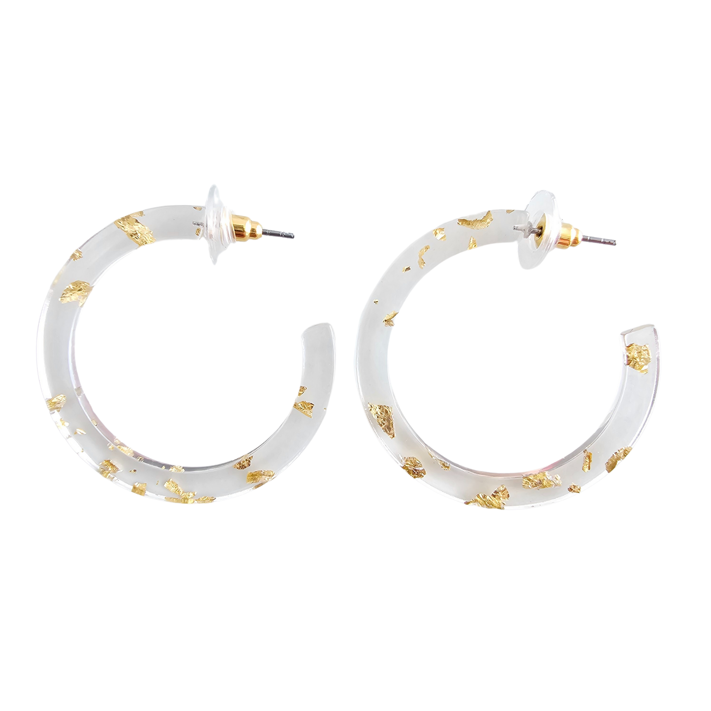 Camy Hoops - Gold Foil // Jewelry, Earrings, Holiday