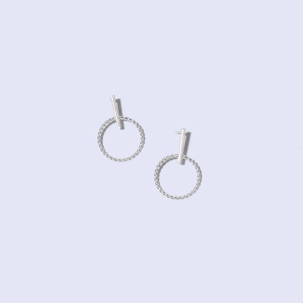 Mooring Earrings - Sterling Silver