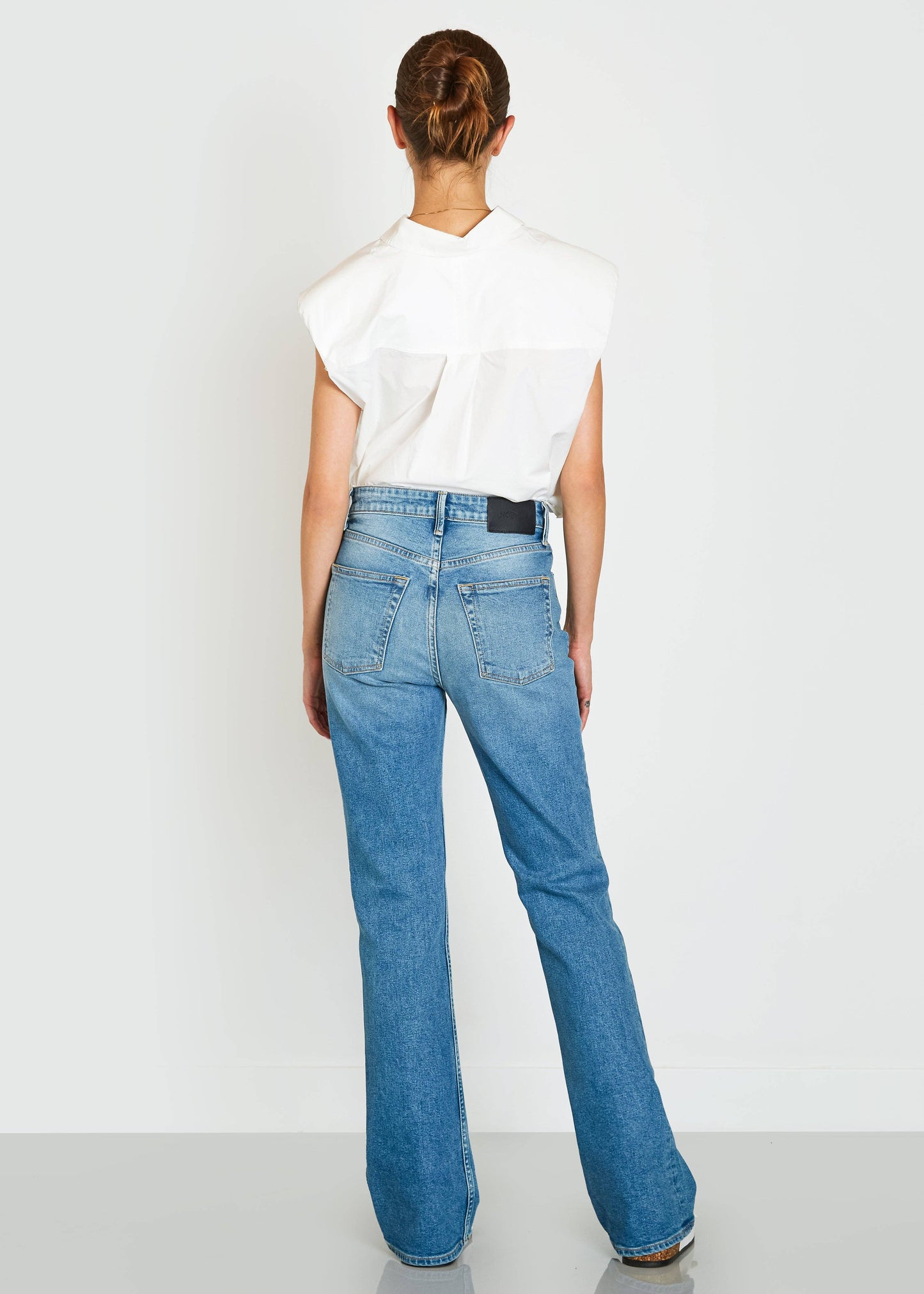 Celine High Rise Bootcut Jeans - Gretna Wash