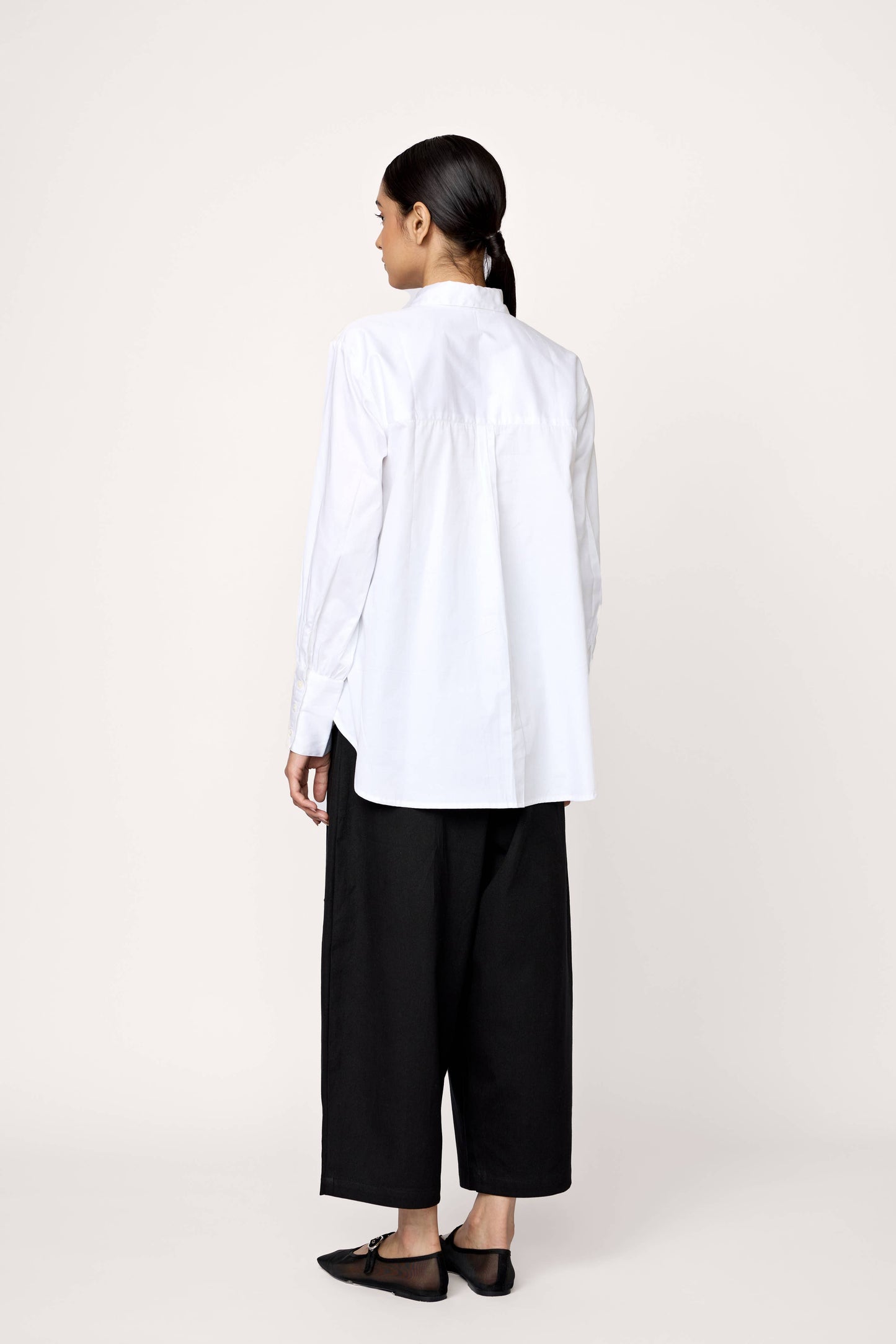 Museo Button Down Shirt | White Poplin