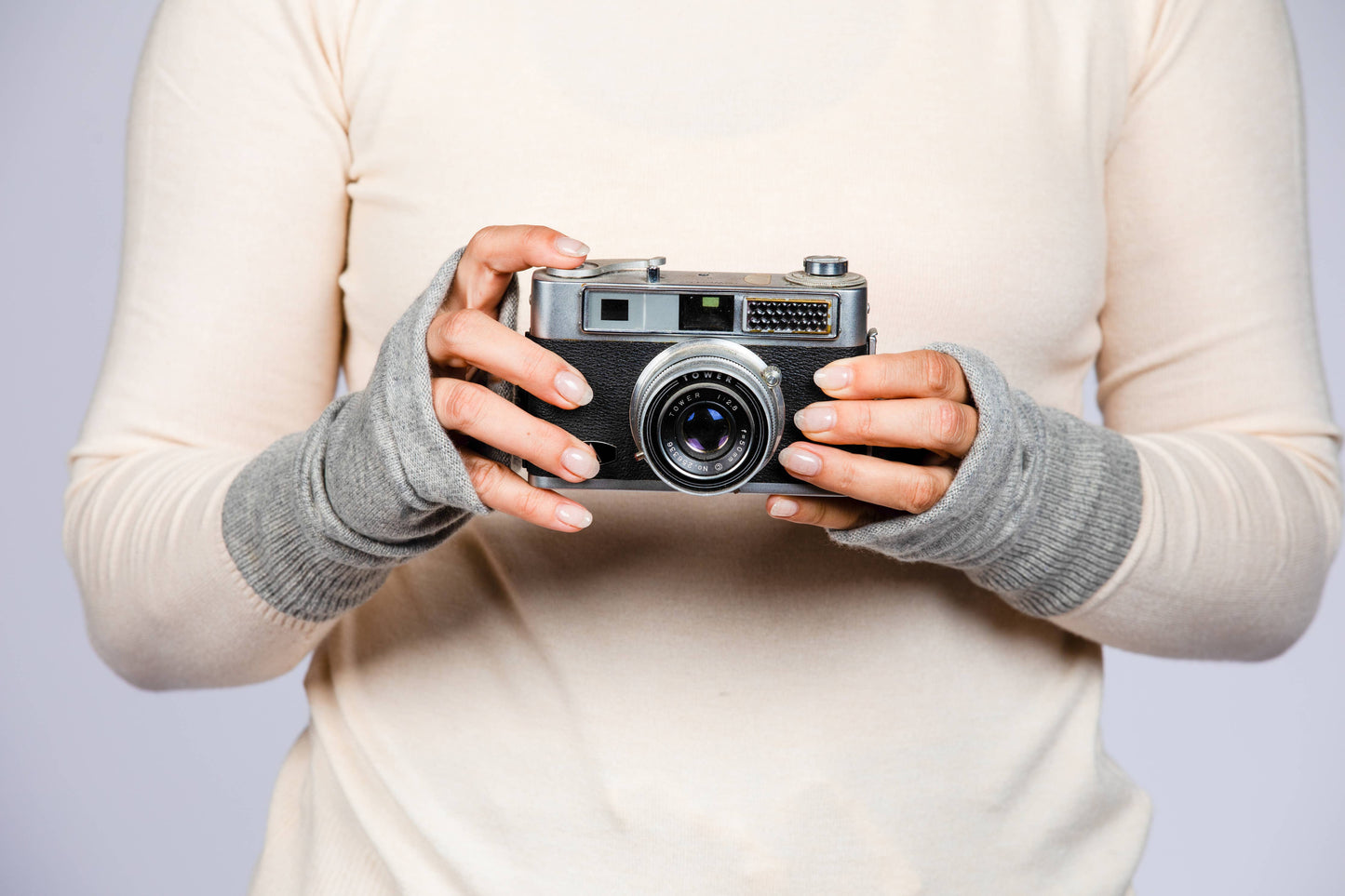 Pure Cashmere Fingerless Gloves