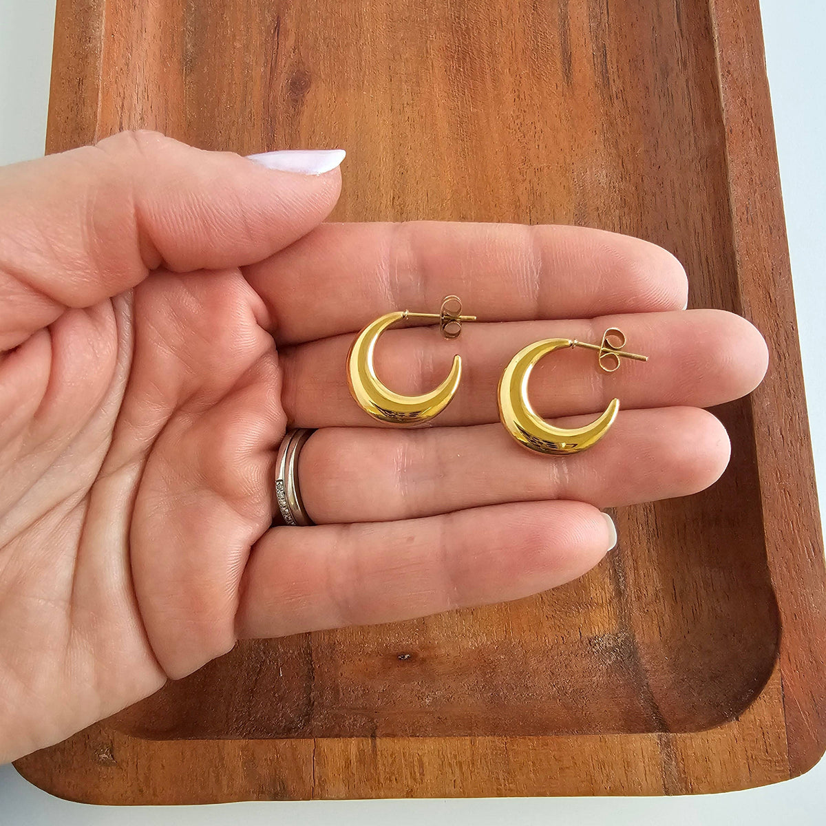 Luxe Selena Hoops   - Gold // Everyday basics, Jewelry
