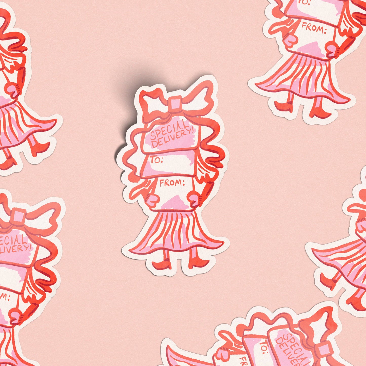 Special Delivery Matte Gift Label Sticker