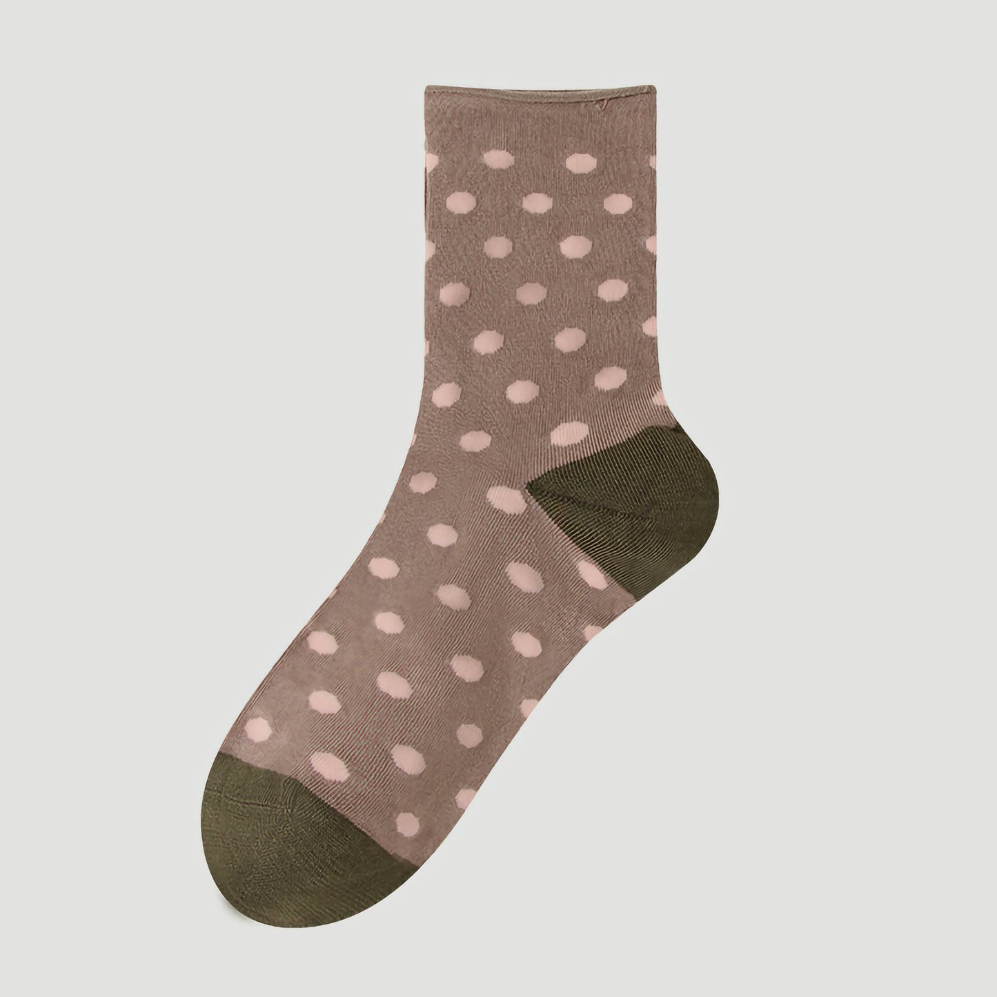 Mulberry Silk Polka Dot Socks