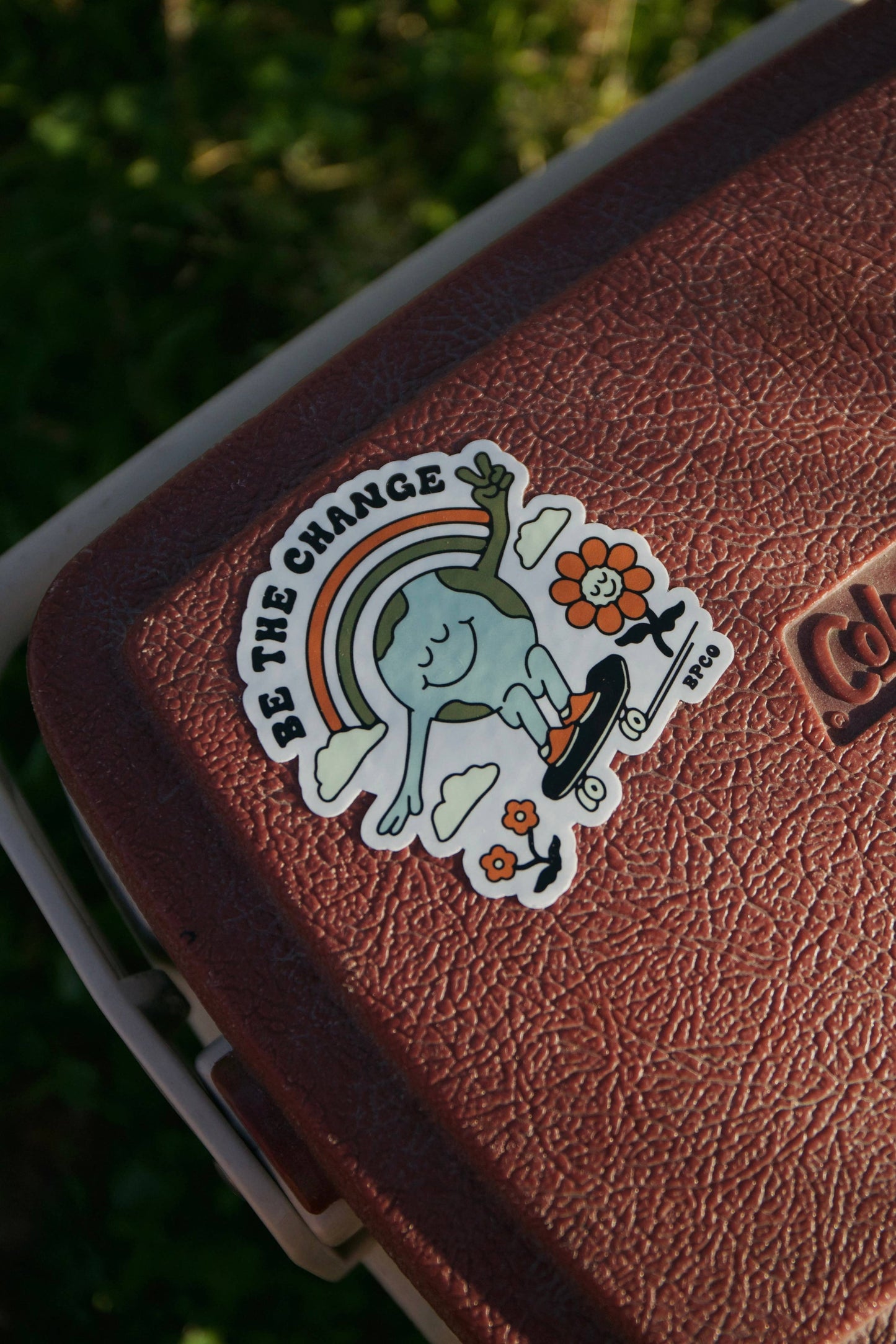 BE THE CHANGE STICKER